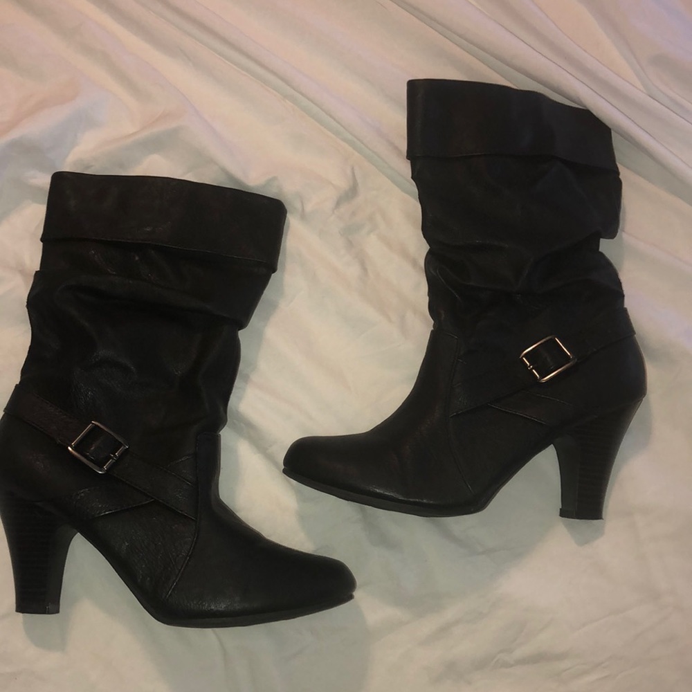 Black boots